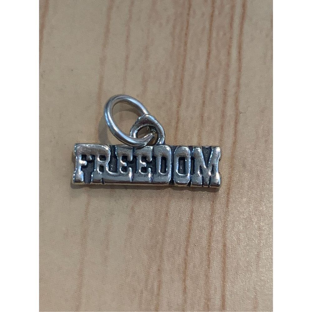 .925 Freedom Sterling Silver Jewelry Charm